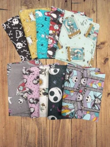 Assorted Nightmare Before Christmas Fabric - 1 lb Scrap Bundle - Picture 1 of 2