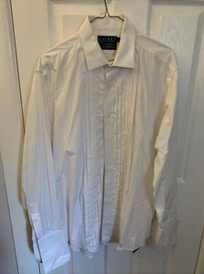Men's Polo Ralph Lauren Long Sleeve Button White Size 16 34/35 - Picture 1 of 7