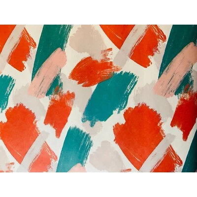 Hallmark Wrapping Paper Christmas Color Paint Brushstrokes 40 sq ft Roll Holiday - Image 1 of 2