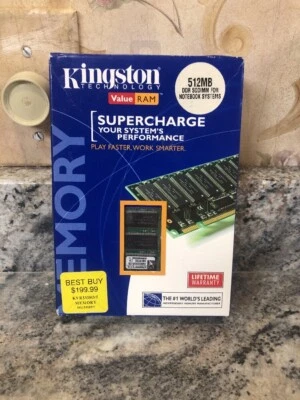New Kingston Technology 512MB Memory Upgrade Module PC2700 KVR333SO/512R - Image 1 of 4