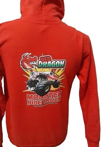 Red Monster Truck Hoodie 5 - 6 Years - Picture 1 of 4