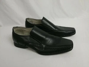 Steve Madden Shoes Size 10.5 M Black Loafer Leather Men adi - Picture 1 of 7