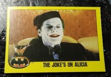 1989 O-Pee-Chee Batman Movie Trading Card - The Joke's On Alicia #236