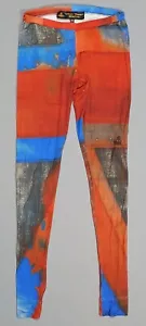 Vivienne Westwood Anglomania Flag Print Leggings Union Jack Size XS New - Picture 1 of 7