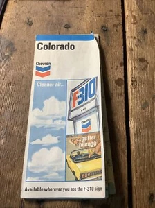 Vintage 1972 Chevron Map Colorado - Picture 1 of 8