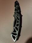Buck 870 Bones Frame Lock Knife Tiger Stripe Camo Tactical (see Pictures)