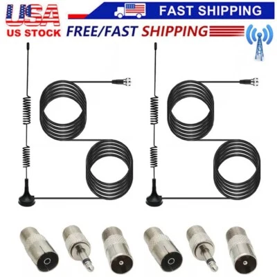 2 Set Base Magnética Interior Radio Digital Antena FM AM HD F-Tipo Receptor Estéreo Foto 1 de 4