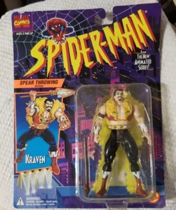 Spear Throwing Kraven Spider-Man New Animated Series Toy Biz Figur BRANDNEU - Bild 1 von 2