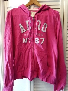 Women's Aeropostale Athletic Jacket Sz. XL In Pink New Original Price 50$ - Picture 1 of 7