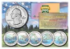 2014 Hologram National Parks America the Beautiful Coins *Set of all 5 Quarters*
