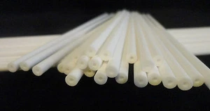 ONE 12.875" x0.187" x0.062" HIGH PURITY SINGLE BORE ALUMINA CERAMIC TUBE No.:163 - Picture 1 of 9