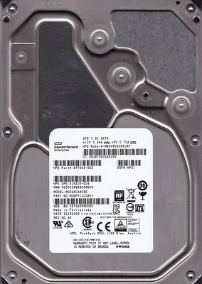 MG06ACA800E/ MB008000GWJRT p/n: HDEPV11CGA51/ 877683-002 8TB 3.5 SATA Toshiba HP - Image 1 of 4