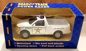 old Maisto diecast OFF ROAD PATROL SHERIFF PU TRUCK w/ PULL BACK ACTION - New - Picture 1 of 6