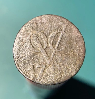 F - Países Bajos VOC - 1789 - Colonial EE. UU. - Centavo - ¡Atractiva moneda de cobre! Foto 1 de 2