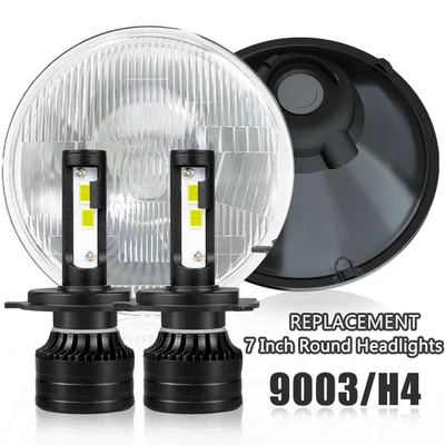Fit Ford Falcon Sedan Delivery 1961-1965 7inch Round Led Headlight Hi-Lo 2x — 第 1/4 张图片