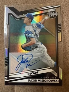 2022 Panini Elite Edizione Extra Jacob Misiorowski Auto # 63 Die Cut - Foto 1 di 6