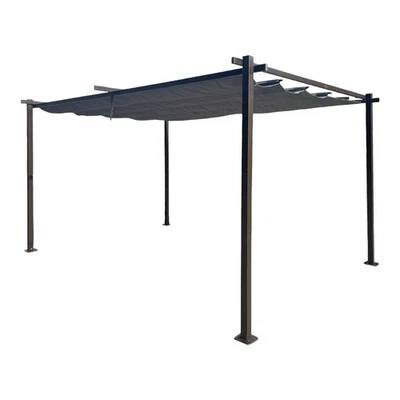 Jet-Line® Garten Pavillon Gartendach Pergola Dach KAIRO LIGHT 3x3m anthrazit - Bild 1 von 4