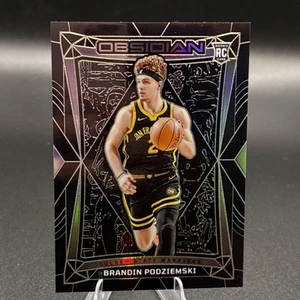 Brandin Podziemski #95 2023-24 Panini Obsidian Golden State Warriors - Picture 1 of 2