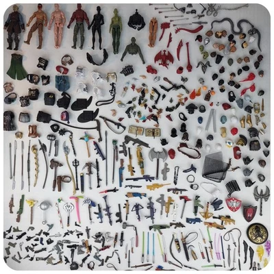 Gran Lote 400+ Piezas Boss Fight Studios Vitruvian Hacks 1:18 Accesorios Armas Foto 1 de 4