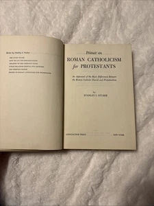 Vintage 1953 Book Primer On Roman Catholicism For Protestants Great Condition  - Imagen 1 de 5