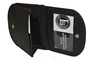 Billetera tradicional de doble cara Leatherboss cuero genuino unisex más popular - Imagen 1 de 8