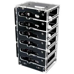 C4Labs Bramble Cluster Case for Raspberry Pi5, 4B, 3B, & 2.5" SSD (4 or 6 stack) - Picture 1 of 28