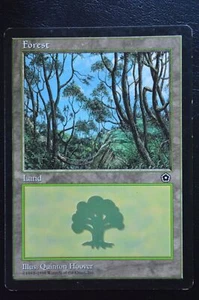 Magic The Gathering MTG FOREST (153) Portal Second Age MP Moderately Played - Picture 1 of 2