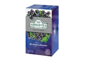 Ahmad Blackcurrant Herbal Infusion 20 foil tea bags - Picture 1 of 7