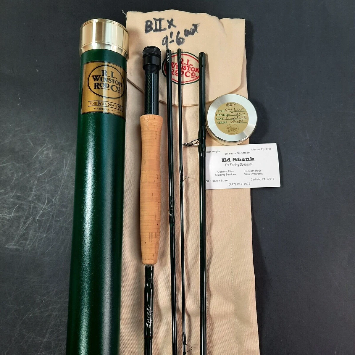 R.L Winston IM6 9.0 3 1/4 ♯6 sold WINSTON IM6 GRAPHITE FLY ROD, 9' 3-PIECE FOR 5wt LINE