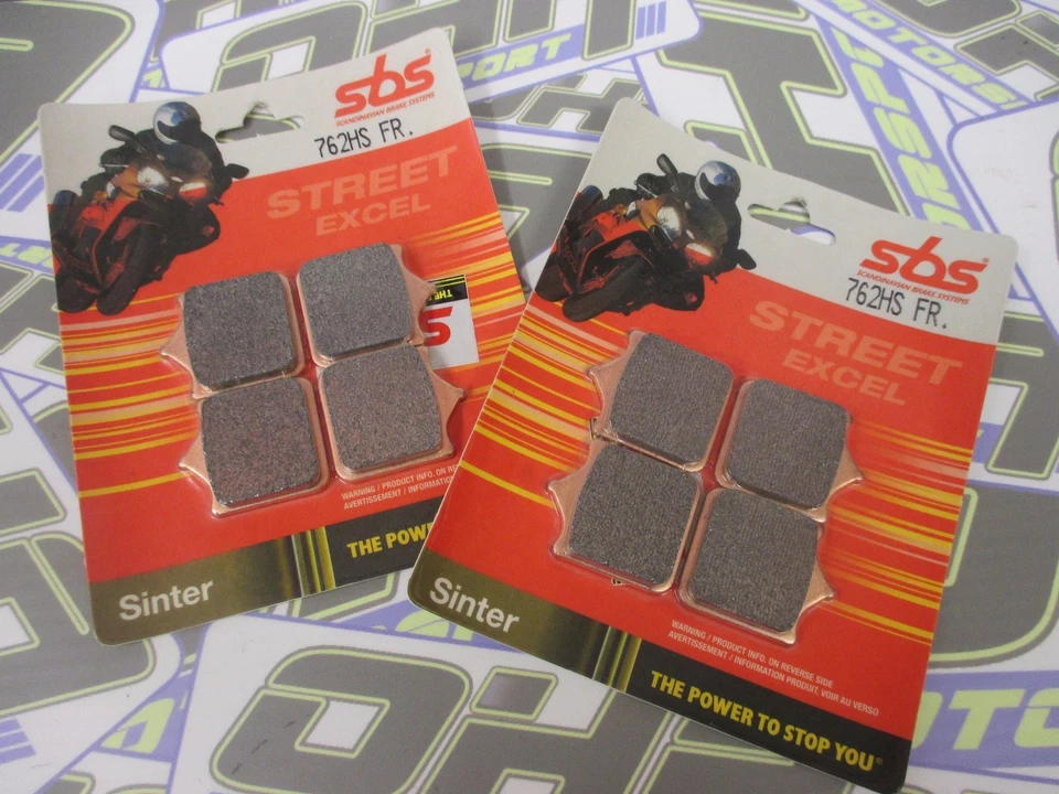 Pastillas de freno delanteras sinterizadas SBS Street Excel para Aprilia RSV1000 Mille R Factory 04-5 Foto 1 de 1