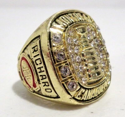 Anillo Campeonato Copa Stanley Montreal Canadiens 1959-60 Maurice Richard #9 NHL Foto 1 de 4