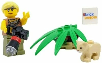 LEGO Wildlife Rescue: Explorer Jessica Sharpe con bebé león Foto 1 de 2
