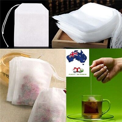 Empty Tea Bag Heat Sealing Filter Paper Clean Loose Bag String Teabag Herb • 4.23$