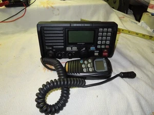 Icom IC-M602 Waterproof Marine VHF Radio With Command Mic HM-157B Tested Great - Picture 1 of 18
