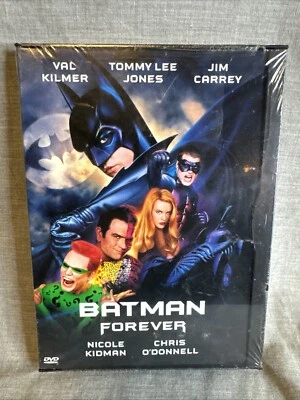 Batman Forever (DVD, 1997) Val Kilmar Jim Carrey Tommy Lee Jones WB SEALED NEW - Image 1 of 4