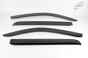 SAFE Smoke Tinted Weather shields for 2005 ~ August/2015 Toyota Hilux Dual Cap - Imagen 1 de 7