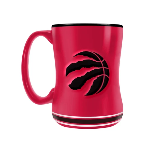 Toronto Raptors Current Logo Red NBA Basketball 14oz Sculpted C-Handle Mug Cover