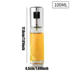 100ml Stainless Olive Oil Sprayer Cooking Mister Spray Pump Fine Bottle Kitchen - Picture 1 of 3