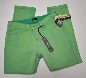 Supplies by Union Bay Womens Sz 10 (meas 32x26.5) Billie Jeans Green Stretch - Picture 1 of 5