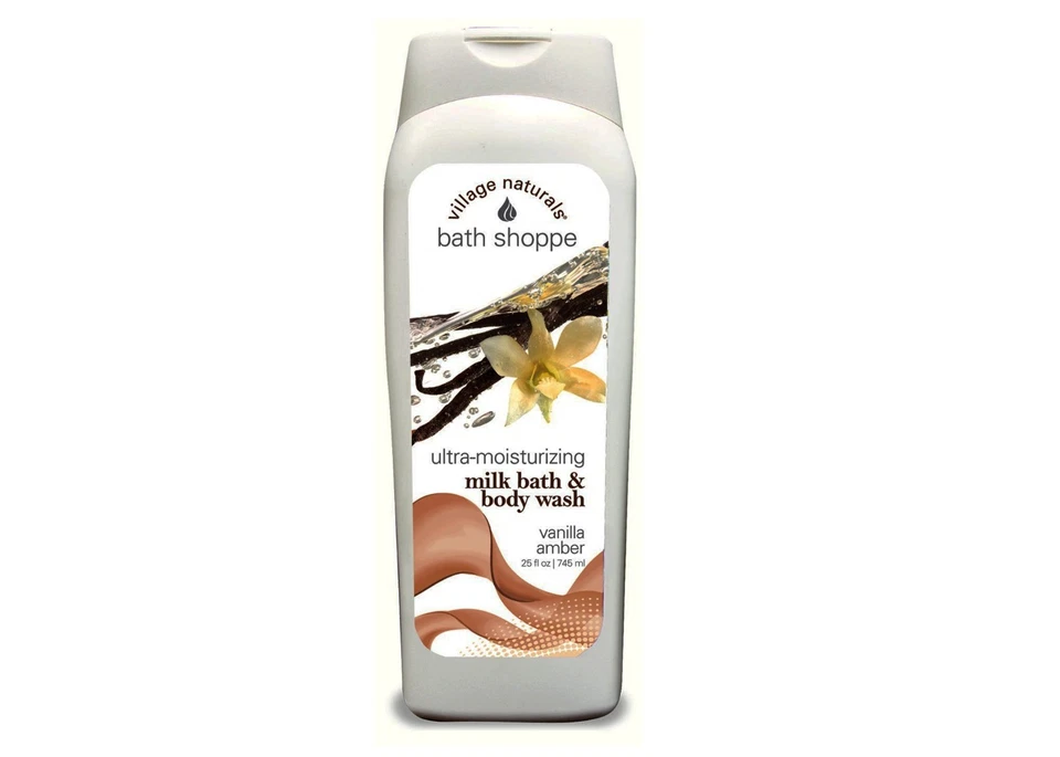 Baño y jabón corporal Village Naturals Bath Shoppe leche espumosa 25,4 fl oz Foto 1 de 1
