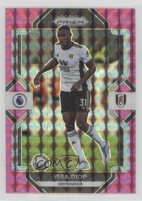 2022-23 Panini Prizm Premier League Pink Mosaic Prizm Issa Diop #71 - Image 1 of 2