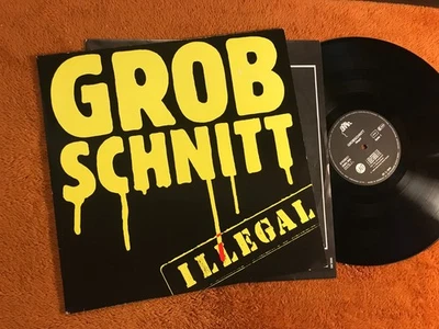 GROBSCHNITT 1980 Illegal Original BRAIN LP w/lyric NM German kraut rock album ! - Image 1 of 2