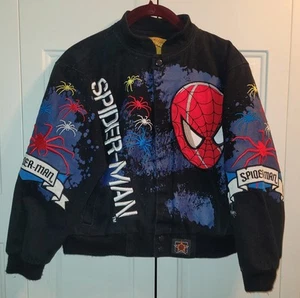 2011 Jeff Hamilton Rare Design Spiderman Jacket Youth 7/8 - Picture 1 of 18