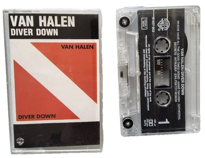 Van Halen Diver Down Cassette Tape  original 1982 original case hard rock metal - Image 1 of 4