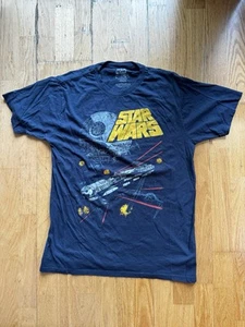 Star Wars Millennium Falcon Battle Graphic Kid’s Tee Size L - Picture 1 of 4