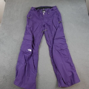 North Face Pants Womens Medium Purple Cryptic RECCO Snow Ski Waterproof Outdoor - Picture 1 of 15