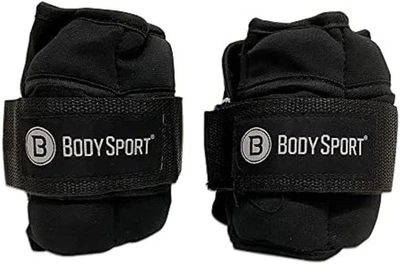 Pesos de tornozelo ajustáveis Body Sport para homens e mulheres, 1 lb a 5 lb, personalizáveis - Imagem 1 de 4