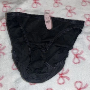 Vintage Victoria Secret Signature Band Bikini Panties Medium  - Picture 1 of 10