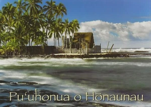 POSTCARD Hawaii Big Island Pu'uhonua o Honaunau (City of Refuge) MINT Unused - Picture 1 of 1