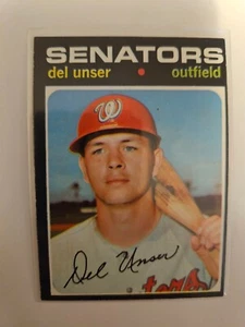 1971 TOPPS DEL UNSER #33 VG/EX COMBINED SHIPPING - Picture 1 of 2